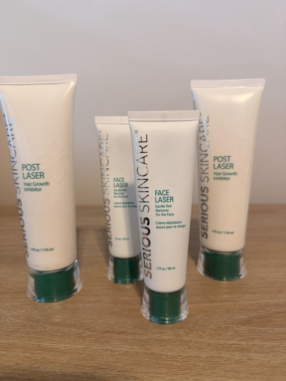 Serious Skincare Post Laser Hair Growth Inhibitor Face Laser Cream Lot